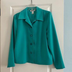 Briggs Pale Green Retro Blazer, Size Medium